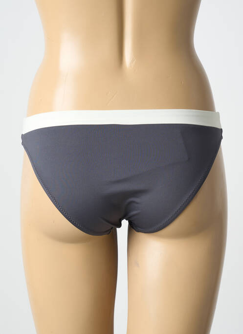 Bas de maillot de bain effet matière satinée culotte gris JESSY BEACHWEAR femme