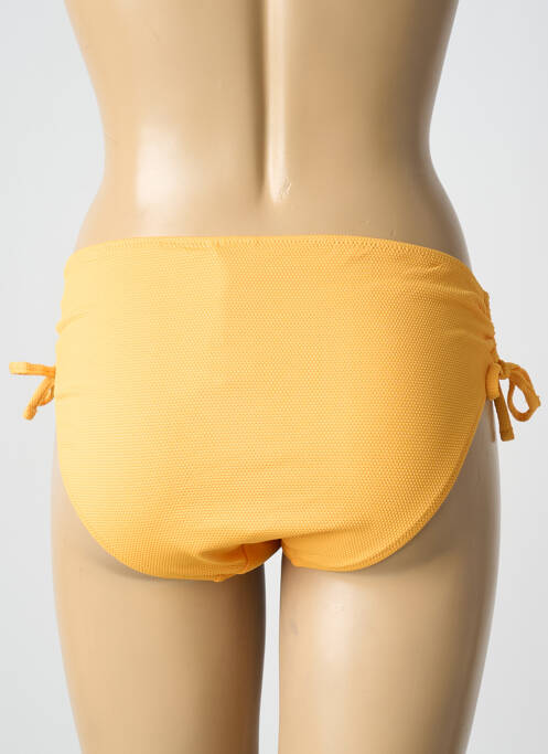 Bas de maillot de bain fermeture liens à nouer culotte jaune YSABEL MORA femme