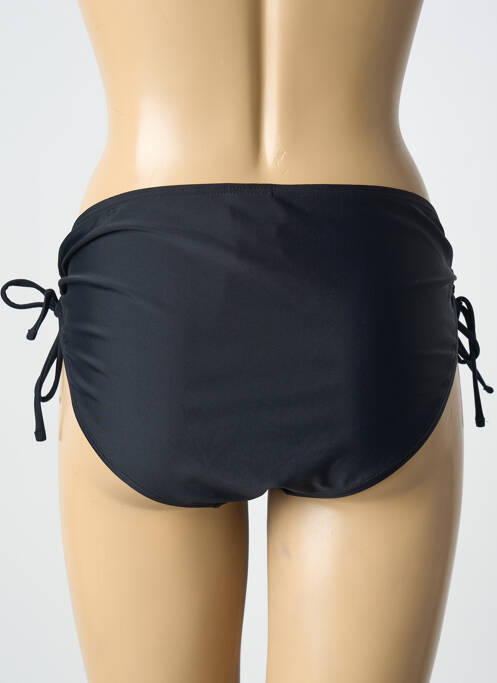 Bas de maillot de bain imprimé fantaisie culotte noir DAG ADOM femme