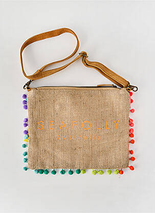 Sac multipoches forme rectangulaire beige SEAFOLLY femme
