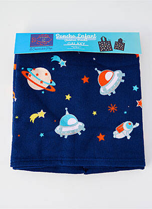 Serviette de plage bleu LE COMPTOIR DE LA PLAGE pour enfant