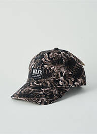 Casquette imprimé fantaisie marron WAXX femme