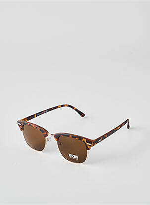 Lunettes de soleil imprimé fantaisie marron CITYVISION femme