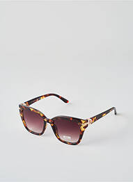 Lunettes de soleil imprimé fantaisie marron CITYVISION femme
