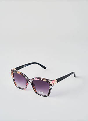 Lunettes de soleil imprimé fantaisie noir CITYVISION femme