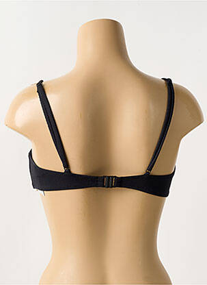 Haut de maillot de bain stretch haut soutien-gorge avec mousse de rembourrage amovible noir YSABEL MORA femme