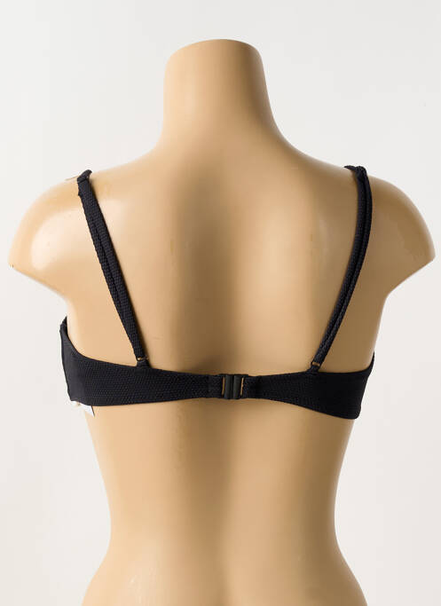 Haut de maillot de bain stretch haut soutien-gorge avec mousse de rembourrage amovible noir YSABEL MORA femme