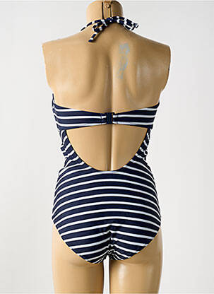 Maillot de bain 1 pièce haut soutien-gorge emboitant haut soutien-gorge emboitant bleu YSABEL MORA femme