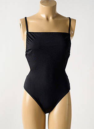 Maillot de bain 1 pièce bretelles élastiquées noir YSABEL MORA femme