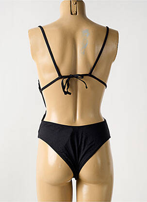 Maillot de bain 1 pièce bretelles élastiquées noir YSABEL MORA femme
