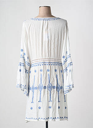Robe de plage coupe cintrée bleu KIWI femme