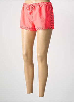 Bas de maillot de bain effet matière satinée short orange SEAFOLLY femme
