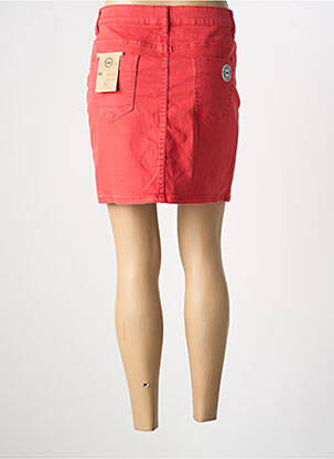 Jupe courte poches rouge WAXX femme