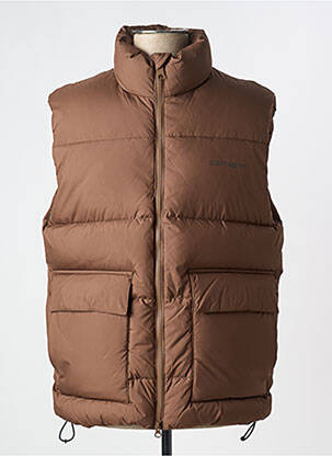 Doudoune poches sans capuche marron CARHARTT homme