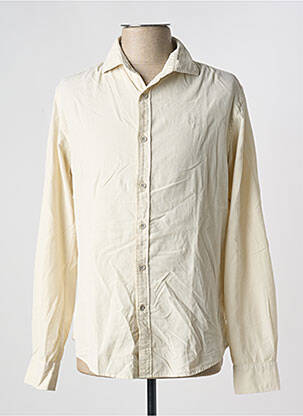 Chemise manches longues coupe droite beige DSTREZZED homme