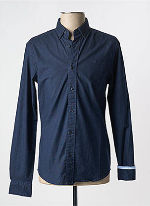 Chemise manches longues coupe cintrée bleu SCOTCH & SODA homme