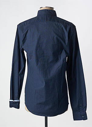 Chemise manches longues coupe cintrée bleu SCOTCH & SODA homme