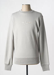 Sweat-shirt manches longues manches longues gris FRED PERRY homme