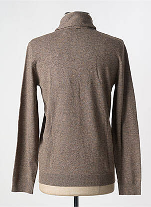 Pull manches longues manches longues marron IKKS homme