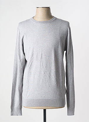 Pull col rond manches longues gris SCOTCH & SODA homme