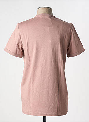 Sous-pull coupe droite manches courtes marron FRED PERRY homme
