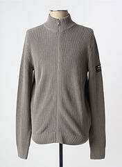 Gilet manches longues gris ECOALF pour homme seconde vue