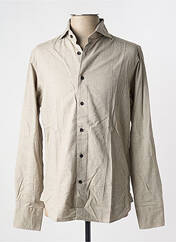 Chemise manches longues beige DSTREZZED pour homme seconde vue