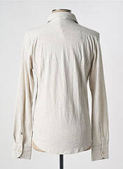 Chemise manches longues beige DSTREZZED pour homme seconde vue