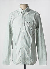 Chemise manches longues vert FRED PERRY pour homme seconde vue