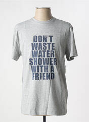 T-shirt gris ECOALF pour homme seconde vue