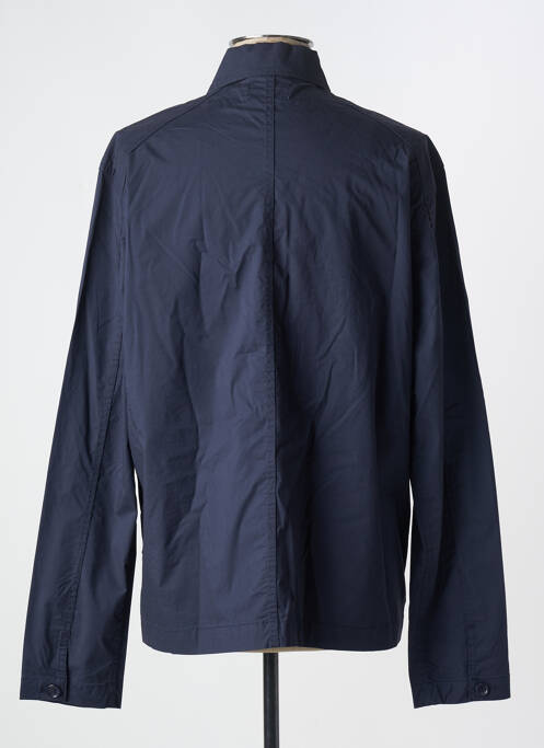 Chemise manches longues fermeture boutonnée sur le devant bleu DSTREZZED homme