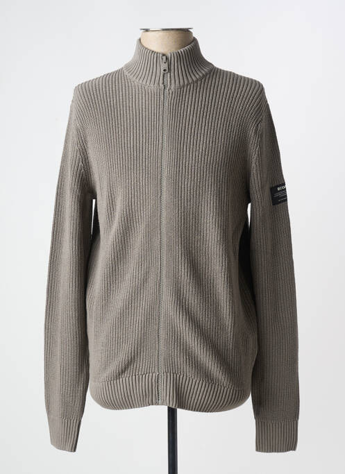 Gilet manches longues manches longues gris ECOALF homme