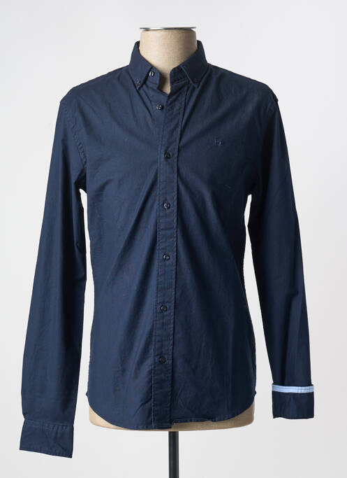 Chemise manches longues coupe cintrée bleu SCOTCH & SODA homme