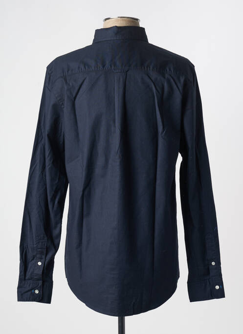 Chemise manches longues coupe droite bleu SCOTCH & SODA homme