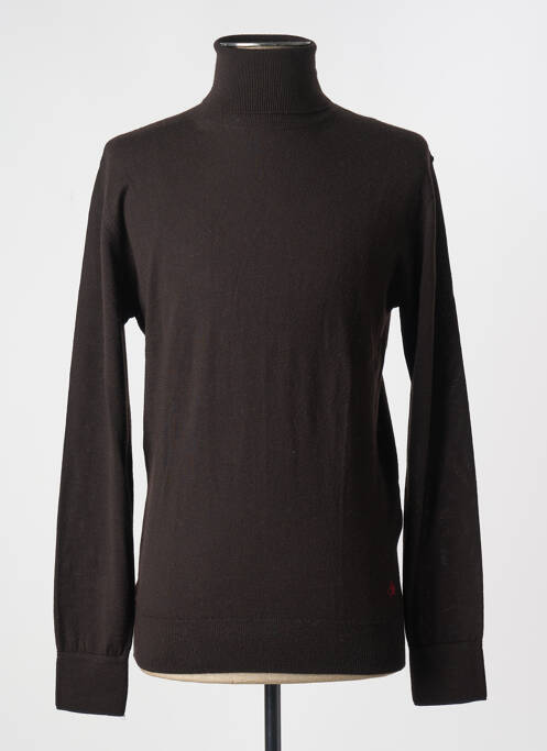 Pull col roulé marron SCOTCH & SODA pour homme