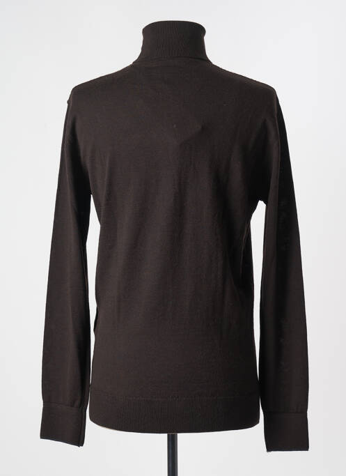 Pull col roulé marron SCOTCH & SODA pour homme