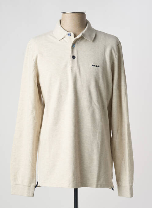 Polo beige NEW ZEALAND AUCKLAND pour homme
