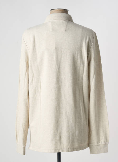 Polo beige NEW ZEALAND AUCKLAND pour homme