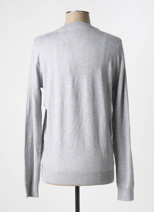 Pull col rond manches longues gris SCOTCH & SODA homme