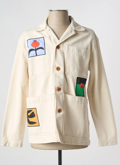 Veste casual beige OLOW pour homme