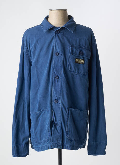 Veste casual bleu JONSEN ISLAND pour homme