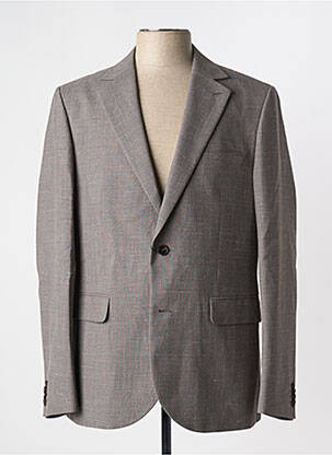 Blazer tissage chiné marron MATINIQUE homme