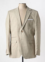 Blazer tissage chiné beige SELECTED homme