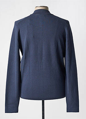 Gilet manches longues maille fine bleu DSTREZZED homme