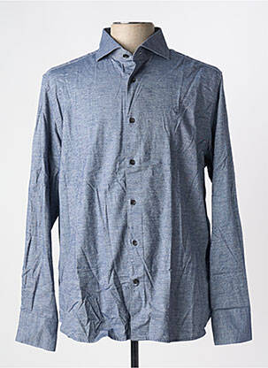 Chemise manches longues coupe cintrée bleu DSTREZZED homme