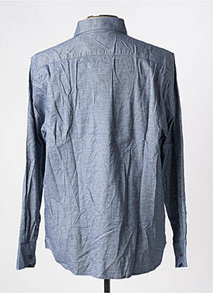 Chemise manches longues coupe cintrée bleu DSTREZZED homme