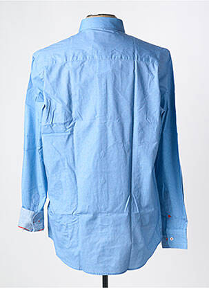 Chemise manches longues coupe cintrée bleu NEW ZEALAND AUCKLAND homme