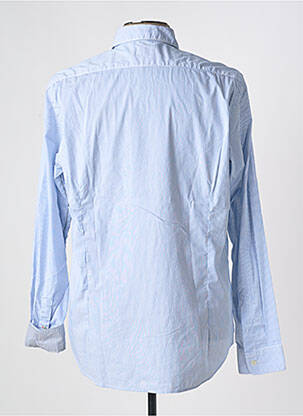 Chemise manches longues coupe cintrée bleu FIL NOIR homme