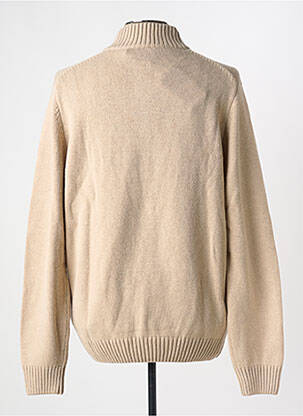 Pull stretch manches longues beige NEW ZEALAND AUCKLAND homme