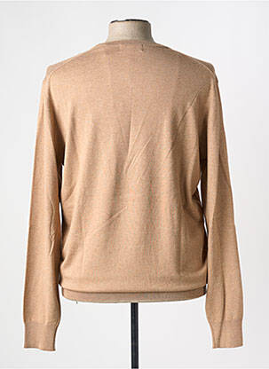 Pull stretch manches longues marron SCOTCH & SODA homme